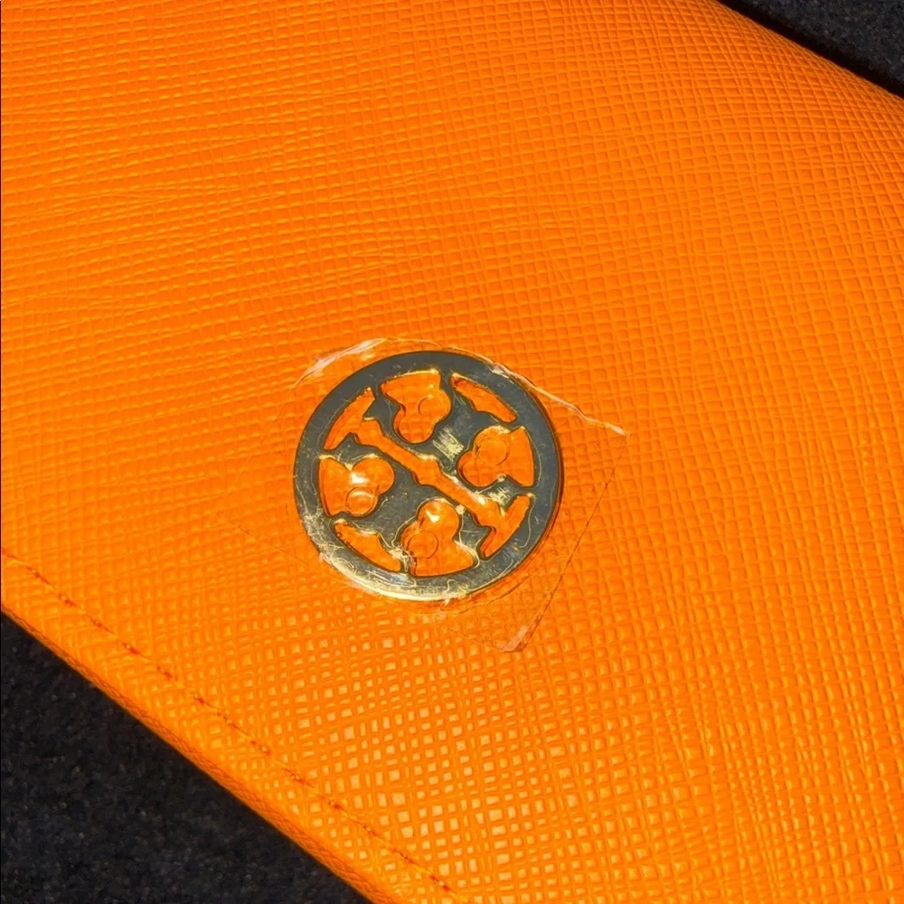 Tory Burch Vibrant Orange Clutch